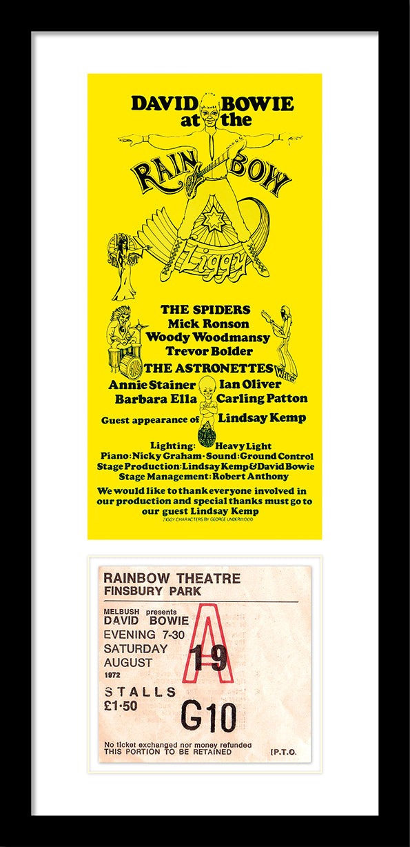 DAVID BOWIE - Rainbow Theatre London 1972