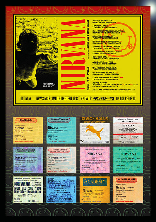 NIRVANA UK Tour 1991